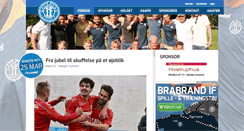 Desktop Screenshot of brabrandfodbold.dk